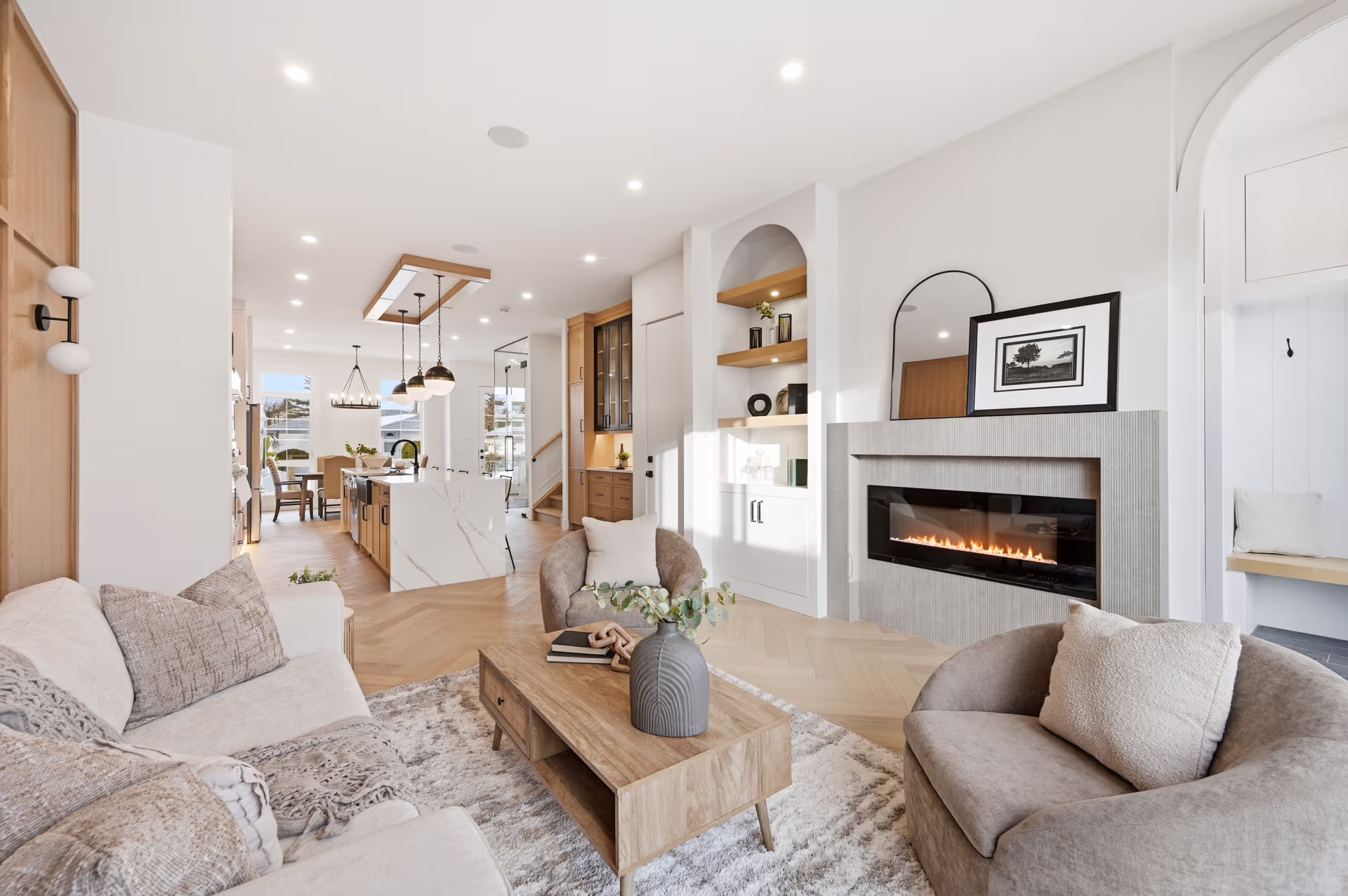 Finished interior delivered by Ace Homes